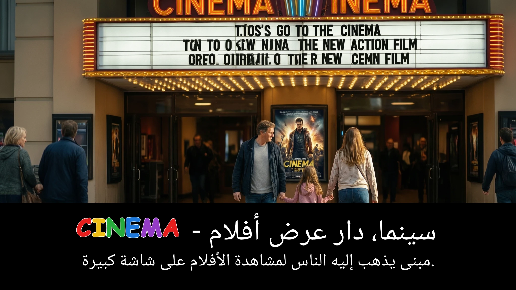 Arabic Illustration for cinema